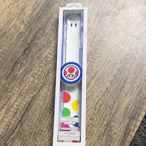 Super Nintendo World White Power-Up Band with Colorful Dots